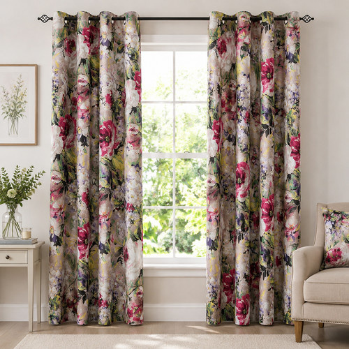 Floral painterly blackout - painterly,