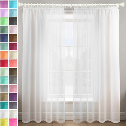 Pair high quality voile - a,