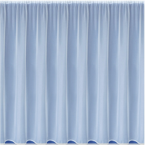 Plain white net window curtain - white,