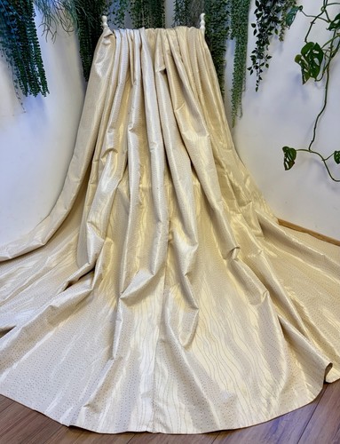 Cream embroidered dotted - embroidered,
