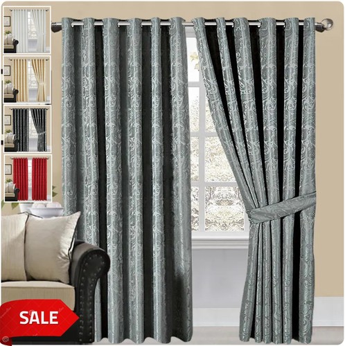 Luxury jacquard curtain fully - curtain,