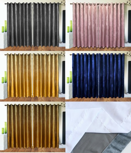 Eyelet curtains ring top - eyelet, plush