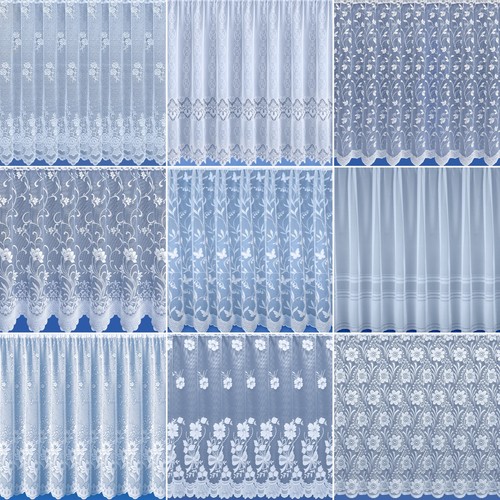 Luxury white net curtain - luxury,