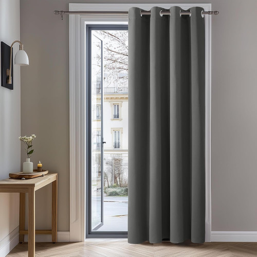 Eyelet curtain 108 inch - curtain,