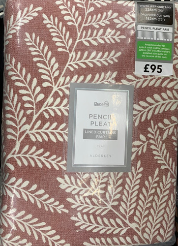 Dunelm alderley clay red - alderley,