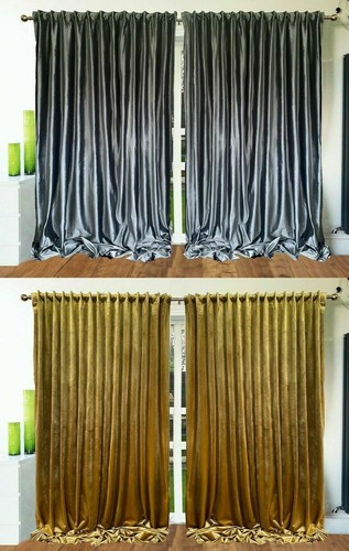 Plush velvet curtains - plush,
