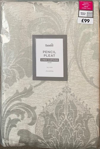 Dunelm zahra silver chenille - dunelm,