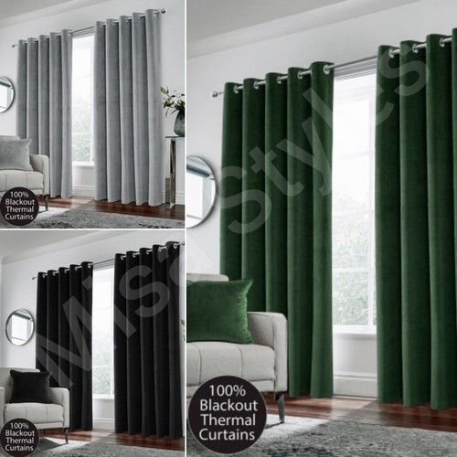 100 blackout thermal curtains - 100%,