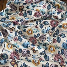 HUGE Ivory Linen DOOR Curtain